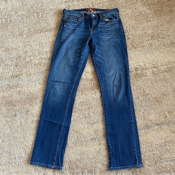 Lucky Brand Jeans Sofia Straight Leg Medium Wash Mid Rise: 10/30 Long Inseam - Picture 2 of 11